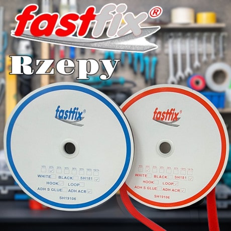 Doskonałej jakości rzepy FASTFIX® - standardowe i na kleju, w taśmach i krążkach - w przystępnej cenie!